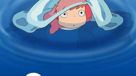 Ponyo på klippan vid havet