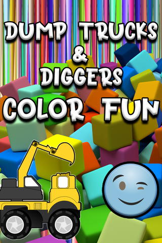 Dump Trucks & Diggers - Color Fun