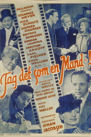 Tag det som en mand