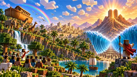 The Bible Retold in Minecraft