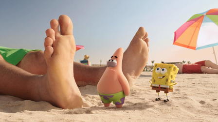 SvampeBob Firkant Filmen: Svamp på land