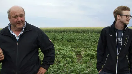 Three Farmers and a Son