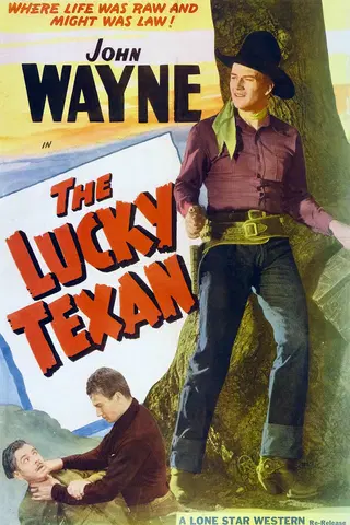 John Wayne in Gold Strike River (In Color)