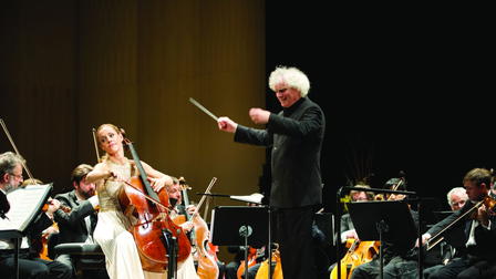 Sol Gabetta & Sir Simon Rattle in Baden-Baden 2014