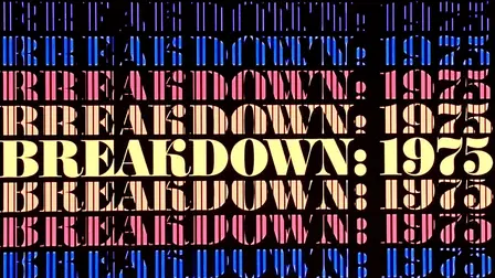 Breakdown: 1975
