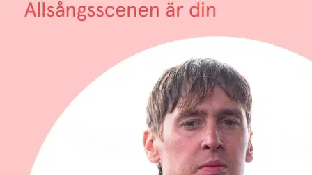 Allsångsscenen är din - Thomas Stenström - syntolkat