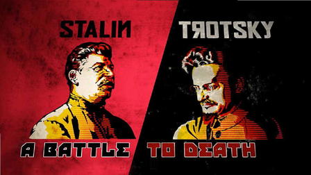 Stalinin ja Trotskin taistelu