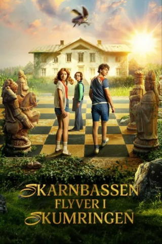 Skarnbassen flyver i skumringen