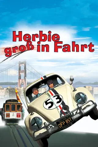 Herbie groß in Fahrt
