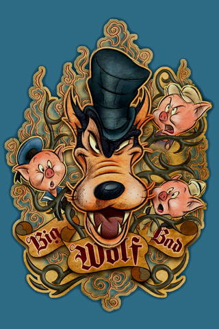 Los Tres Cerditos: El Lobo Feroz