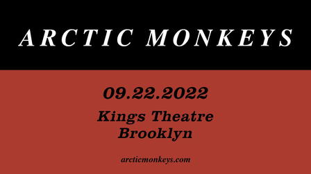 Arctic Monkeys Live at Kings Theatre