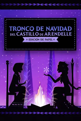 Tronco de Navidad del castillo de Arendelle: Edición de papel