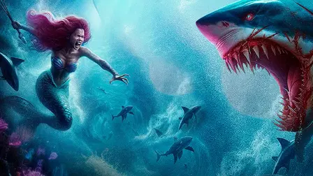 The Little Mermaid vs. Mega Jaws