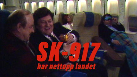 SK 917 har nettopp landet