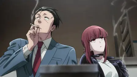 Fumando juntos detrás del súper