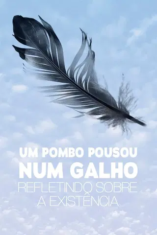 Um Pombo Pousou num Galho Refletindo sobre a Existência