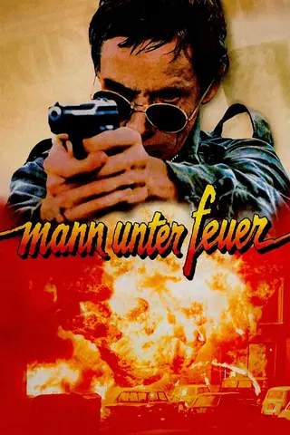 Mann unter Feuer