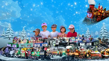 Lots & Lots of Christmas Choo Choo Trains