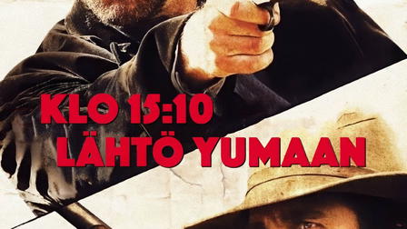 Kello 15:10 lähtö Yumaan