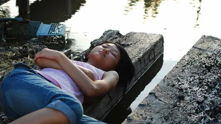 Woman on Fire Looks for Water