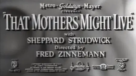 That Mothers Might Live