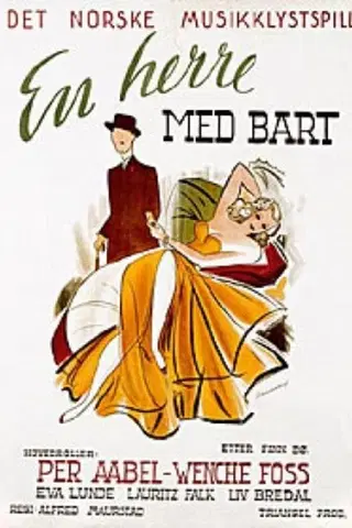 En herre med bart