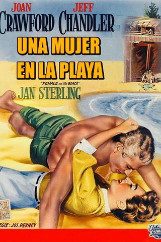 Una mujer en la playa