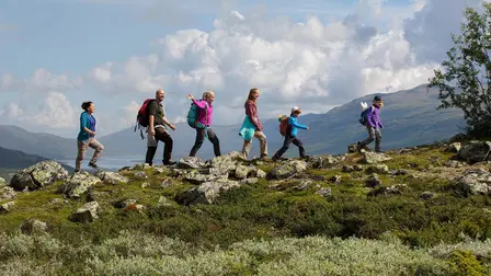 Karsten og Petra ut på tur