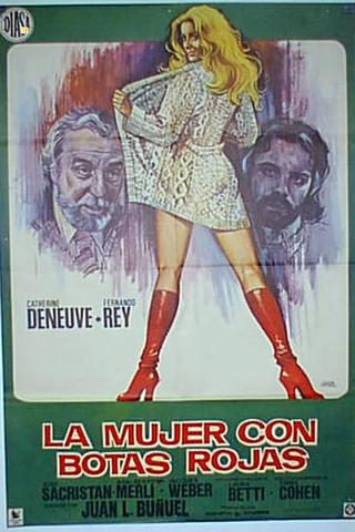 La mujer con botas rojas