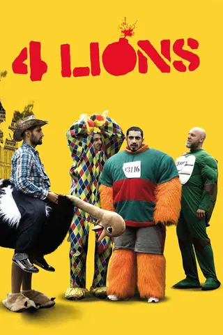 Four lions