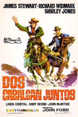 Dos cabalgan juntos