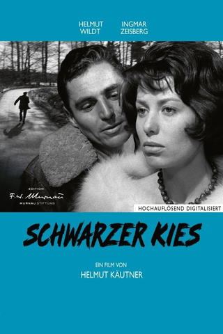 Schwarzer Kies