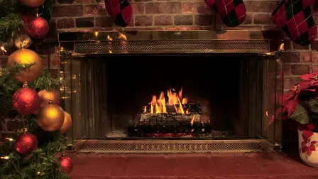 Snowball's Christmas Tails By the Fire