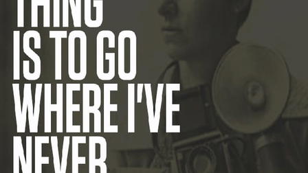 Going Where I've Never Been: The Photography of Diane Arbus