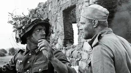 Men in Soldier's Overcoats