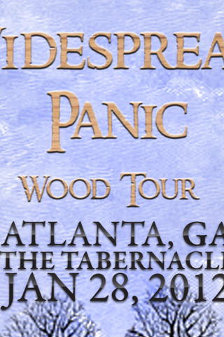 Widespread Panic: Wood Tour - Atlanta, GA The Tabernacle January 28, 2012