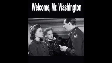 Welcome, Mr Washington