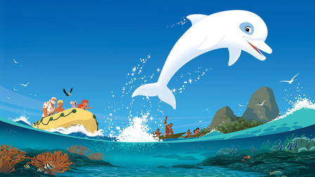 Zoom the White Dolphin