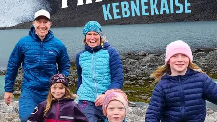 Äventyrsfamiljen på Kebnekaise