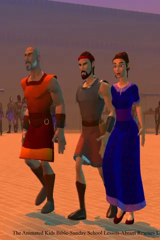 The Animated Kids Bible-Sunday School Lesson-Abram Rescues Lot