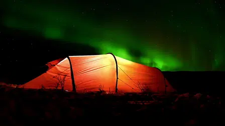 Fjeldvinter i det nordlige Lapland