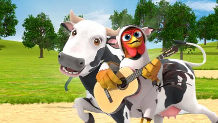 Las aventuras de la vaca Lola en la granja