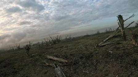 2000 metros hasta Andriivka