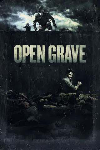 Open grave