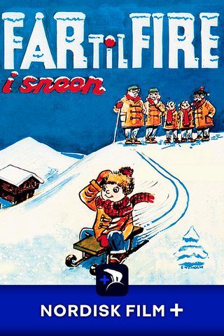 Far til fire i sneen