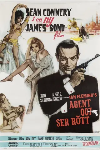 Agent 007 ser rött