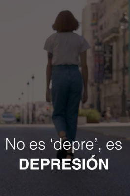 No es depre, es depresión