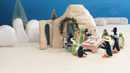 Pingu at the Wedding Party