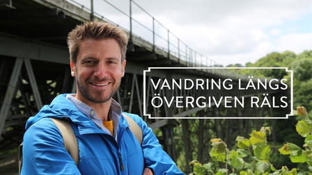 Vandring längs övergiven räls