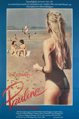 Pauline på stranden